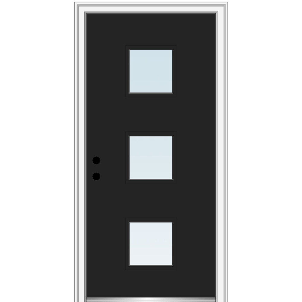 80'' Steel Front Entry Doors MMI DOOR Door