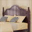 Structure de lit plateforme pleine grandeur en bois rétro avec tête de lit et support à lattes, aucun sommier requis, assemblage facile-1268303840-1268303846