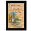 "Life is Better at the Cabin" par Mary June, prêt à accrocher, reproduction encadrée