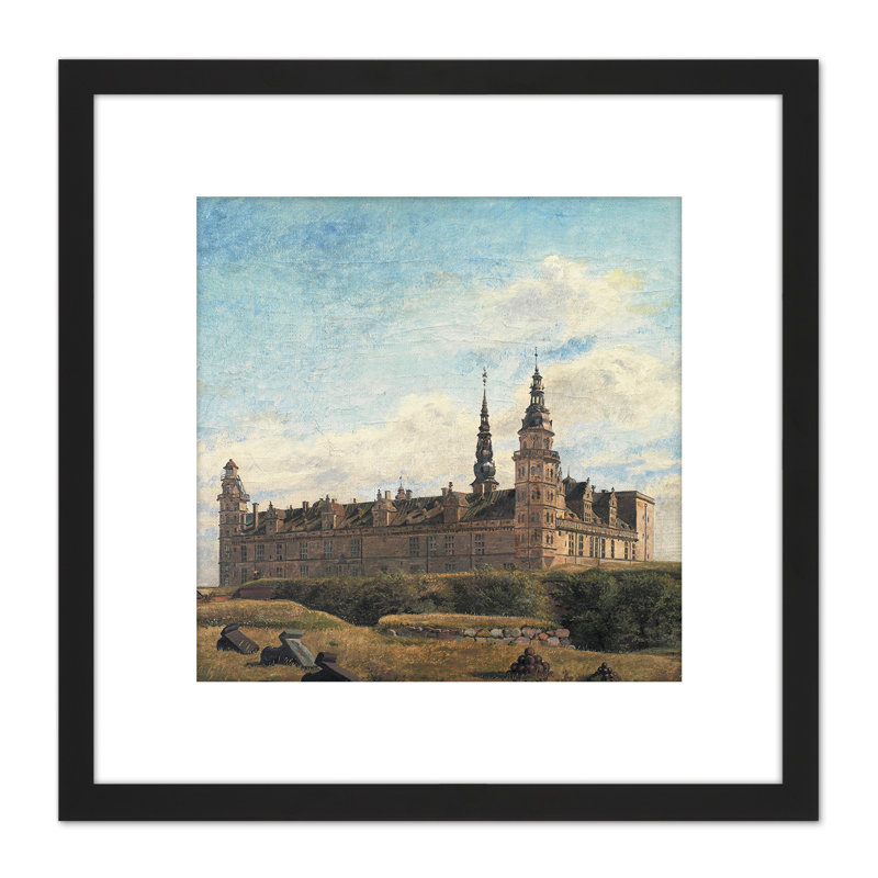 Kronborg Castle Denmark Landscape 1 Piece Single Picture Frame Painting