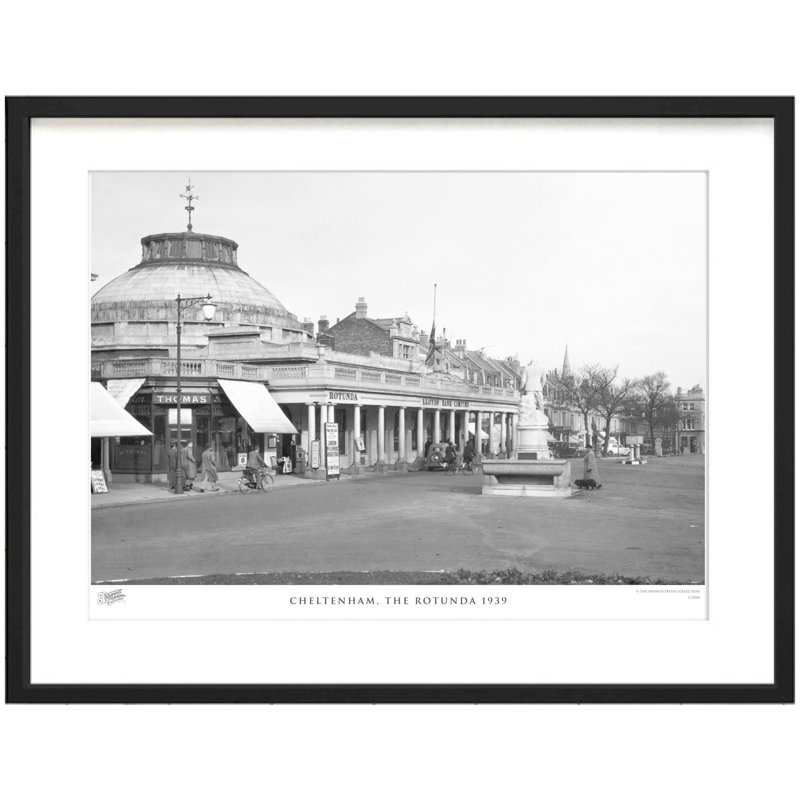 Cheltenham, The Rotunda 1939 by Francis Frith - Single Picture Frame Print, 60cm H x 80cm W x 2.3cm D