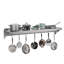 Stainless Steel Flat Wall Mounted Pot Rack
