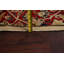 Tapis unique en laine noué à la main de style années 1960 de 7 pi 6 po x 11 pi 6 po Mitt