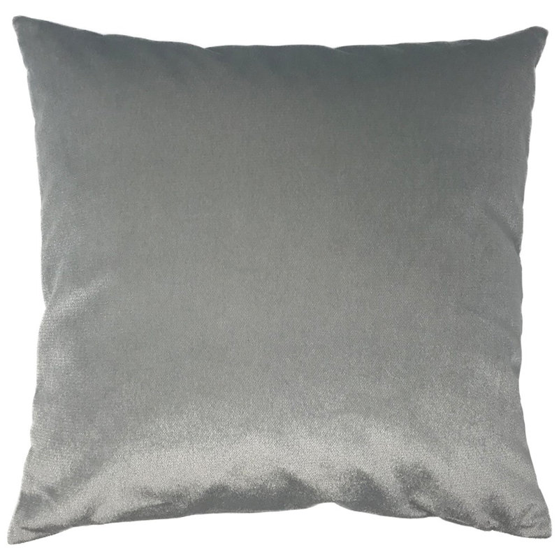 Housse de coussin carré et insert, Gris