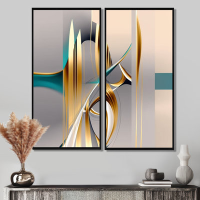 Jannie - art mural doré