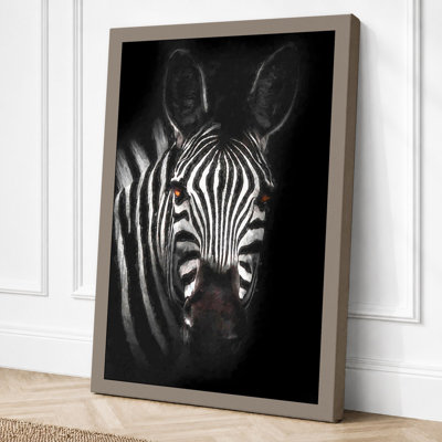 Zebra Portrait Modern - Print
