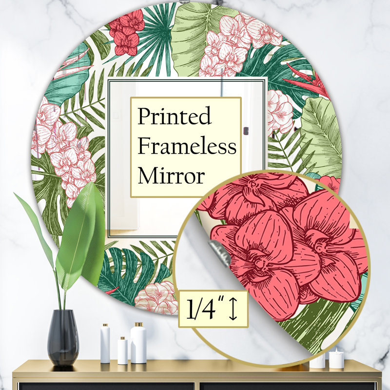 Miroir d'appoint Garland Sweet 36 Farmhouse, H 23,6 po x l 23,6 po x P 0,24 po