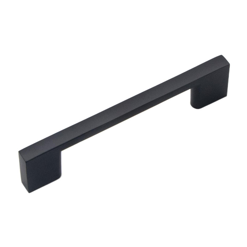 Heritage Designs Mod Handle Pull - 3-3/4" Centre to Centre Cabinet Pull Matte Black - Contemporary Hardware for Drawers & Cabinets