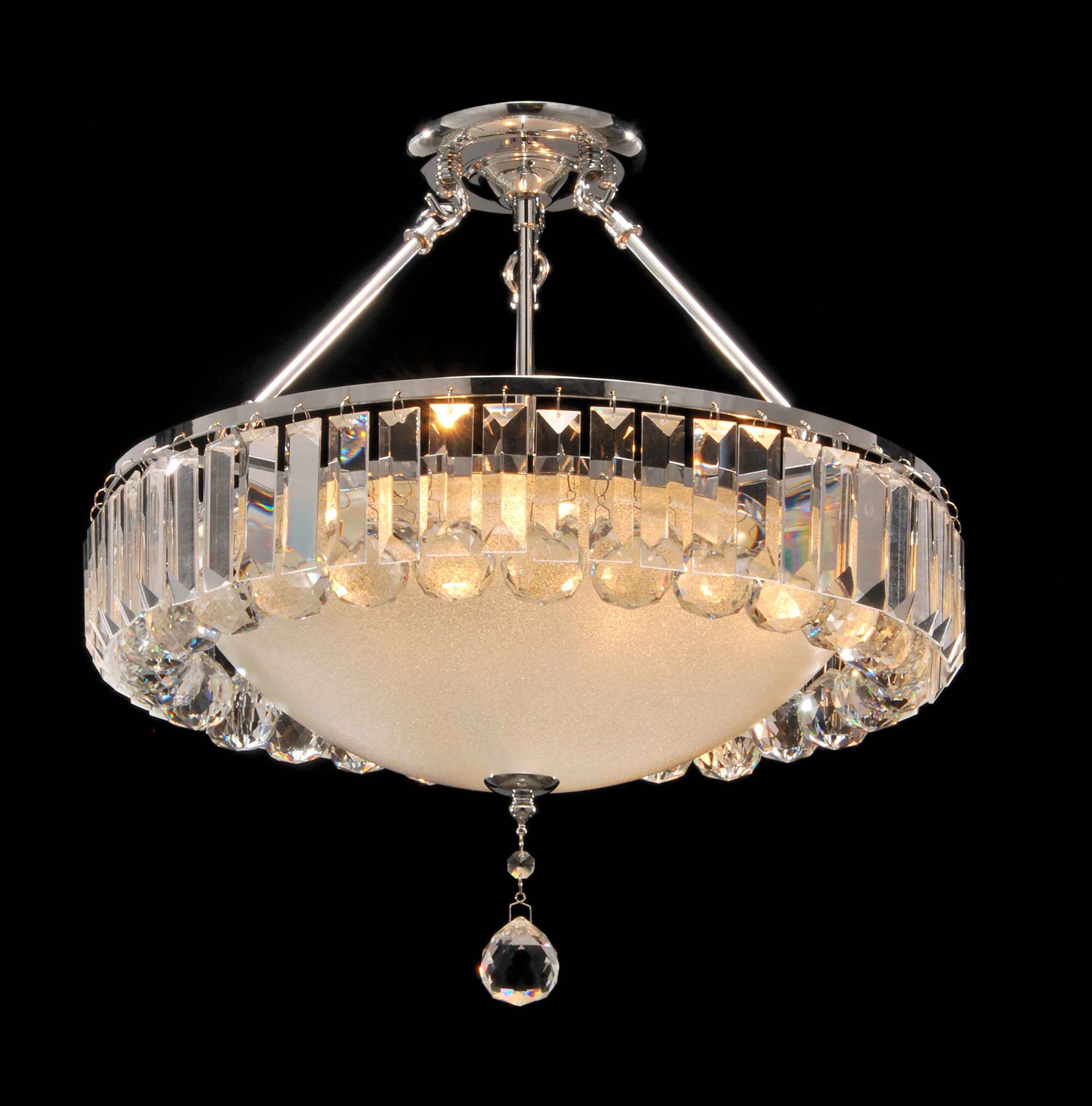 Rosdorf Park Schreiber 4-Light Crystal Chandelier Reviews