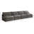 Atis 140'' Velvet Sofa-168446522