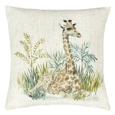 Animal Print Square Throw Cushion