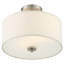 Plafonnier semi-encastré de 13 po 2 lumières Ralston-1600400431