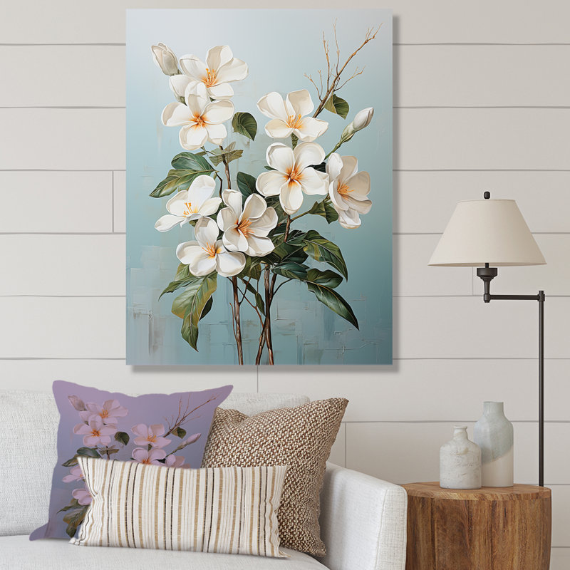 Plumeria Harmony Bouquet I, reproduction d'art sur toile, Toile tendue, H 40 po x l 30 po x P 1,5 po