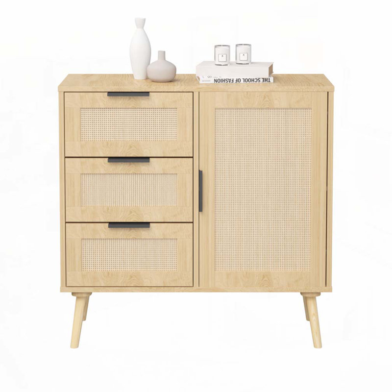 Commode en rotin
