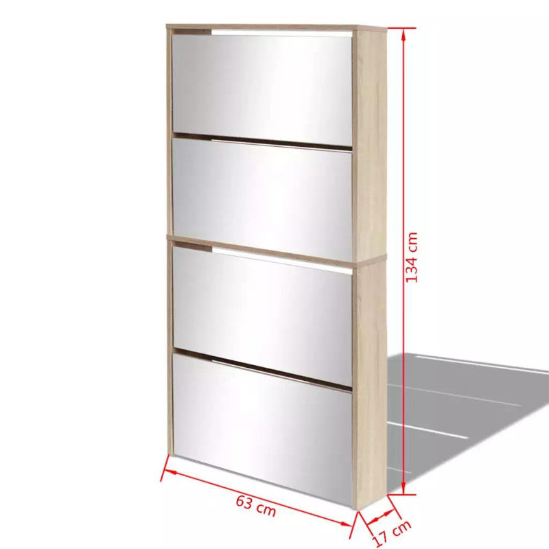 Shoe Storage, Oak