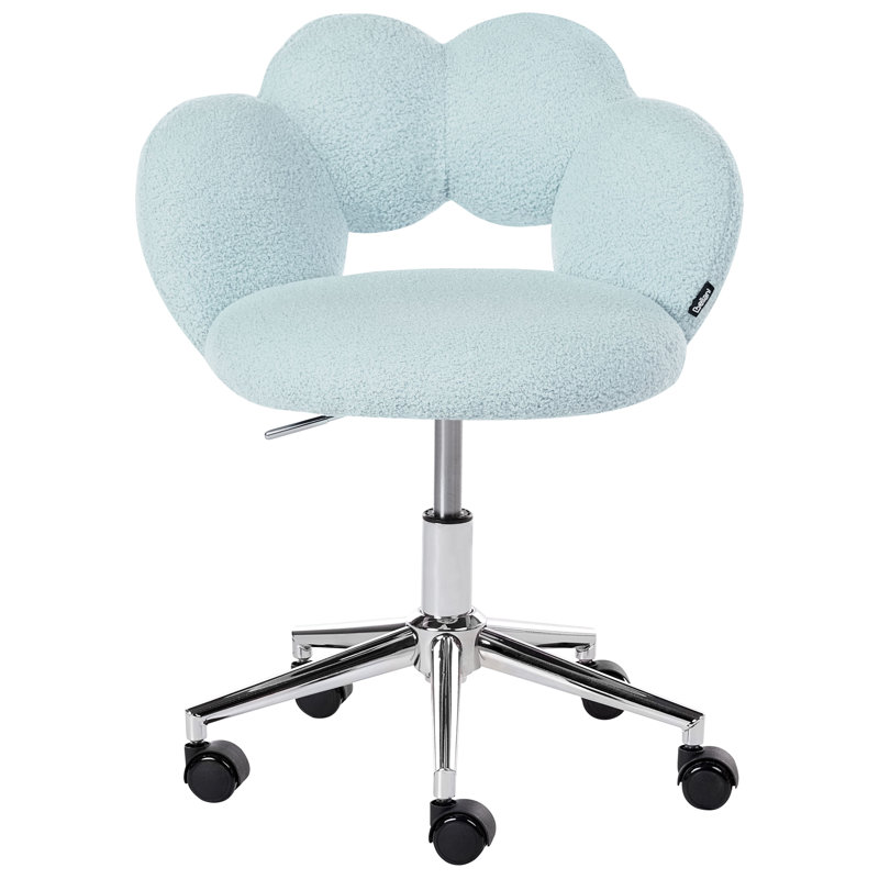 Polyester Office Chair, Blue