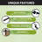 Bi-Folding Sliding Barn Door Hardware Front Mount Four Doors Kit - Classic Design Roller (Doors Not Included)-122586791