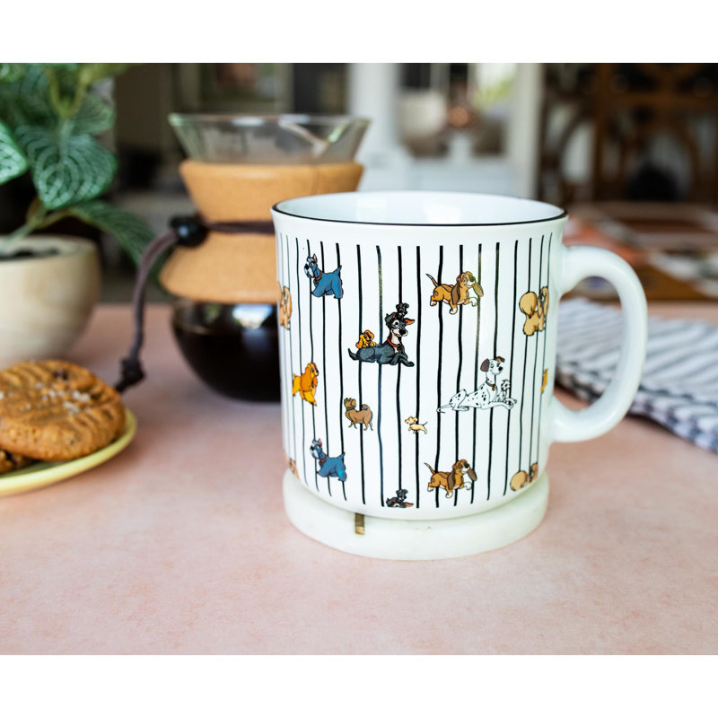 Tasse de camping en céramique Disney Dogs | Peut contenir 20 onces