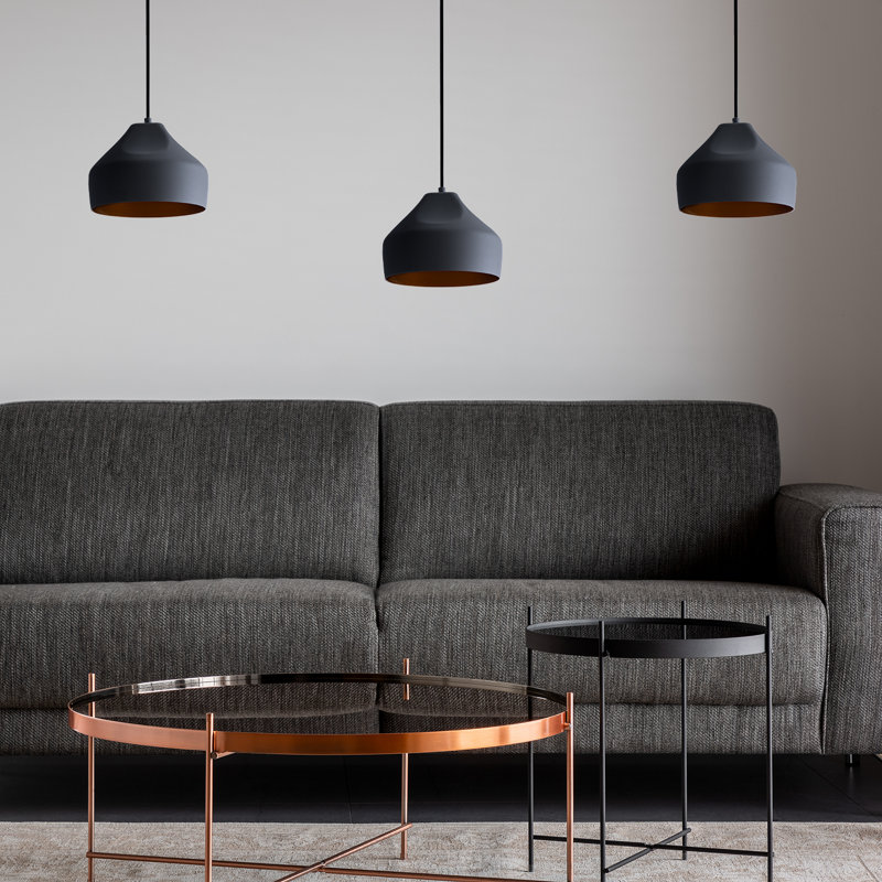 Pollard 1 - Light Single Pendant, Grey/Gold
