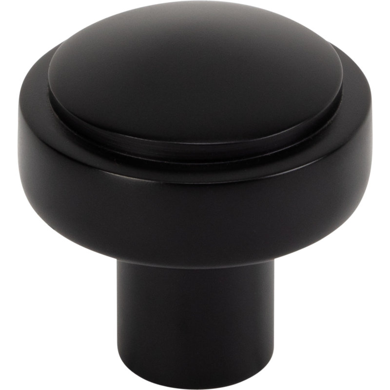 Kayden 1 1/4" Diameter Round Knob, Matte Black