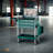 34.6'' W Steel Bottom Rollaway Chest with Wheels