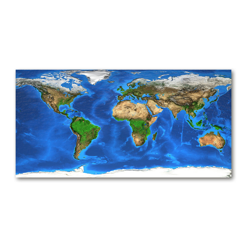 World Map - Wrapped Canvas Print