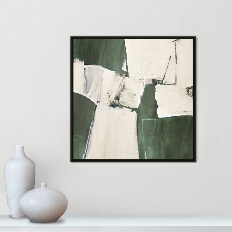 «Summer Sage Plateau I» par Judith Shapiro, Espresso, H 31,5 po x l 31,5 po