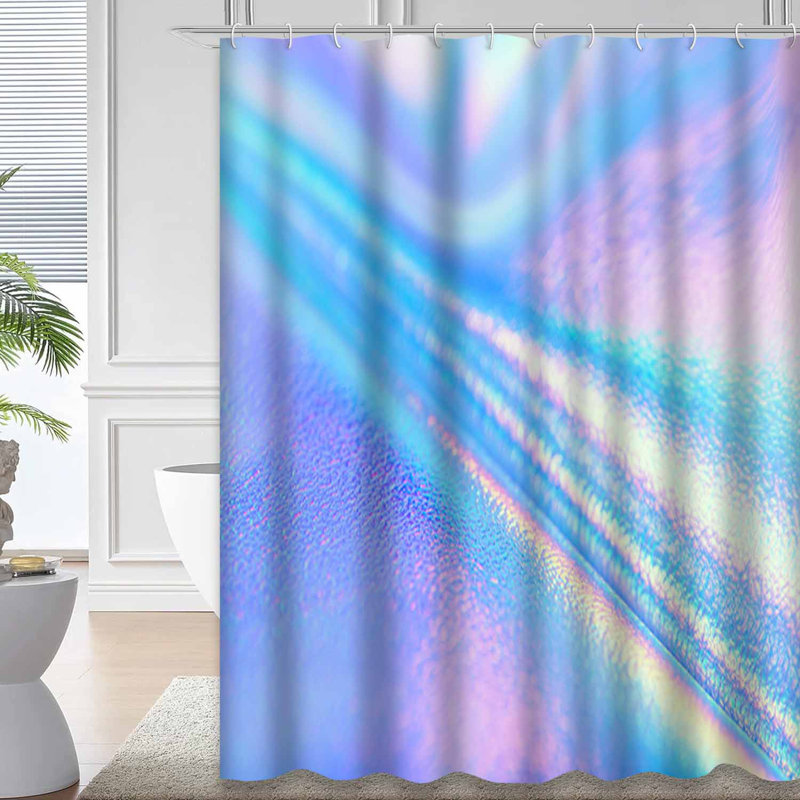 Rideau de douche Bright Rainbow, L 72 po x l 78 po