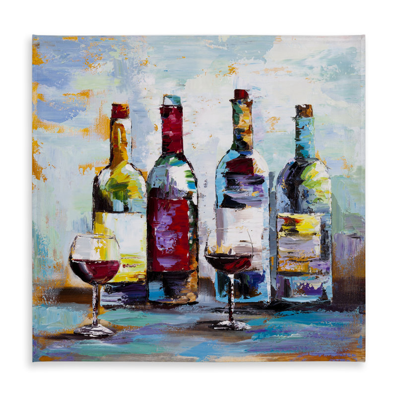 Wine Tasting Tablecloth - Object Blue Kitchen Home Decor