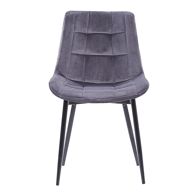 Angelisha Upholstered Side Chair, Grey