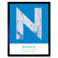 Nagoya City Map Nagoya Japan City Map 1 Piece Single Picture Frame Wall Art