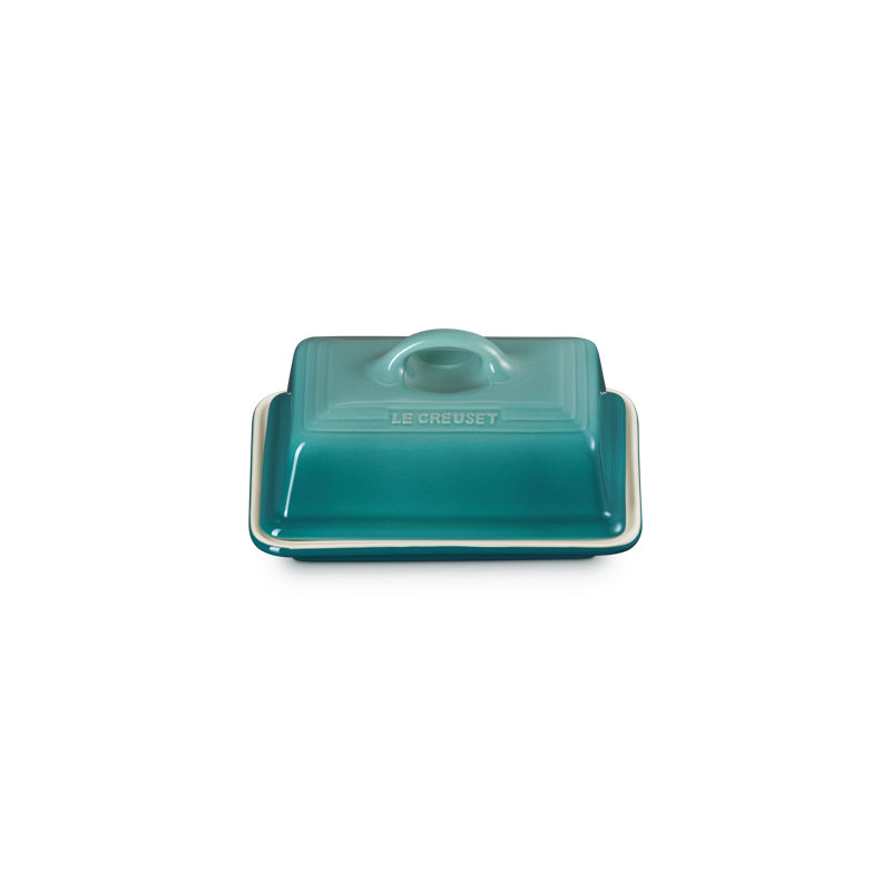 Le Creuset Stoneware Butter Dish, 6 In. - Blue Riviera