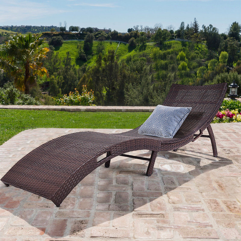 Hialmar Outdoor Chaise Lounge