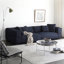 Coussin modulaire 102,36 po couleur unie 100% polyester-108839749-108839745