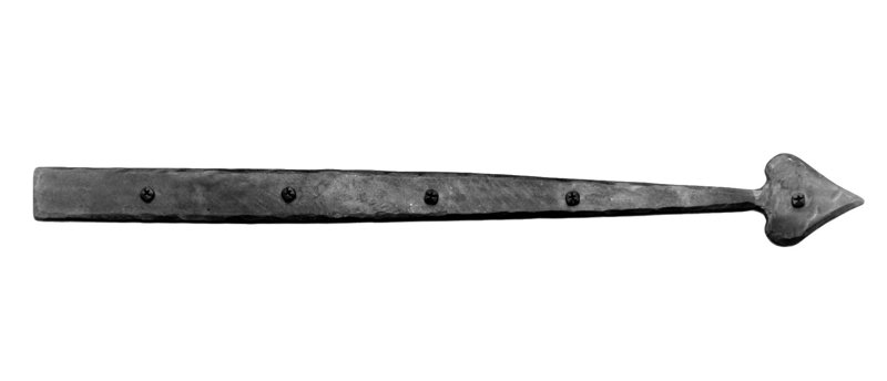 20'' Black Iron Heart Dummy Strap for Gates