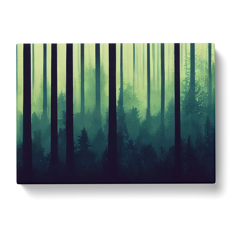 A Pleasant Forest - Wrapped Canvas, 50cm H x 76cm W x 3cm D