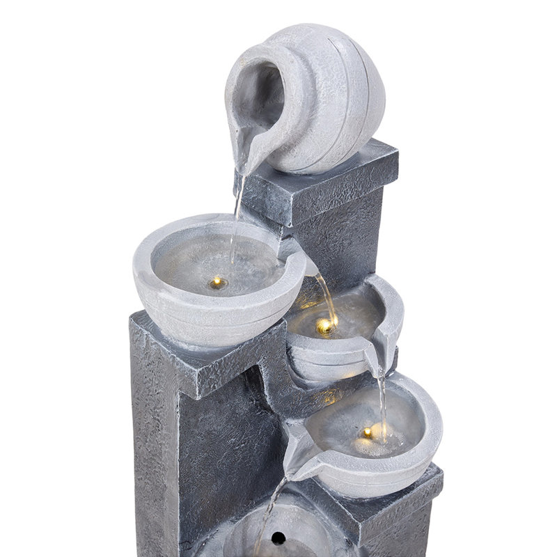 Floor Fountain with Lights