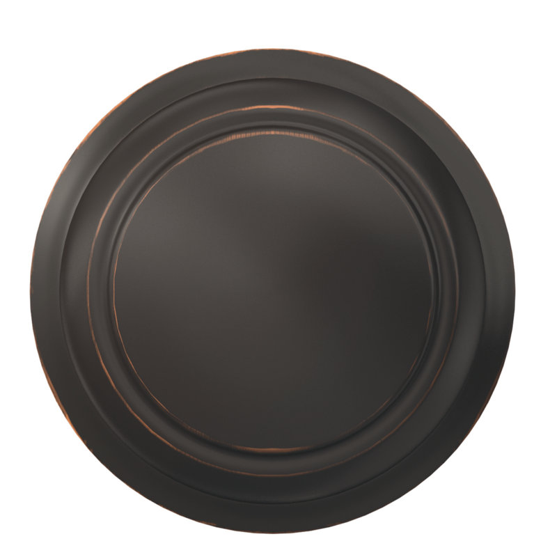 Custom Andover Non-Turning Knob with Alden Trim, Aged Bronze