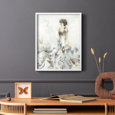«Romantic Reflection II», reproduction encadrée - bois massif