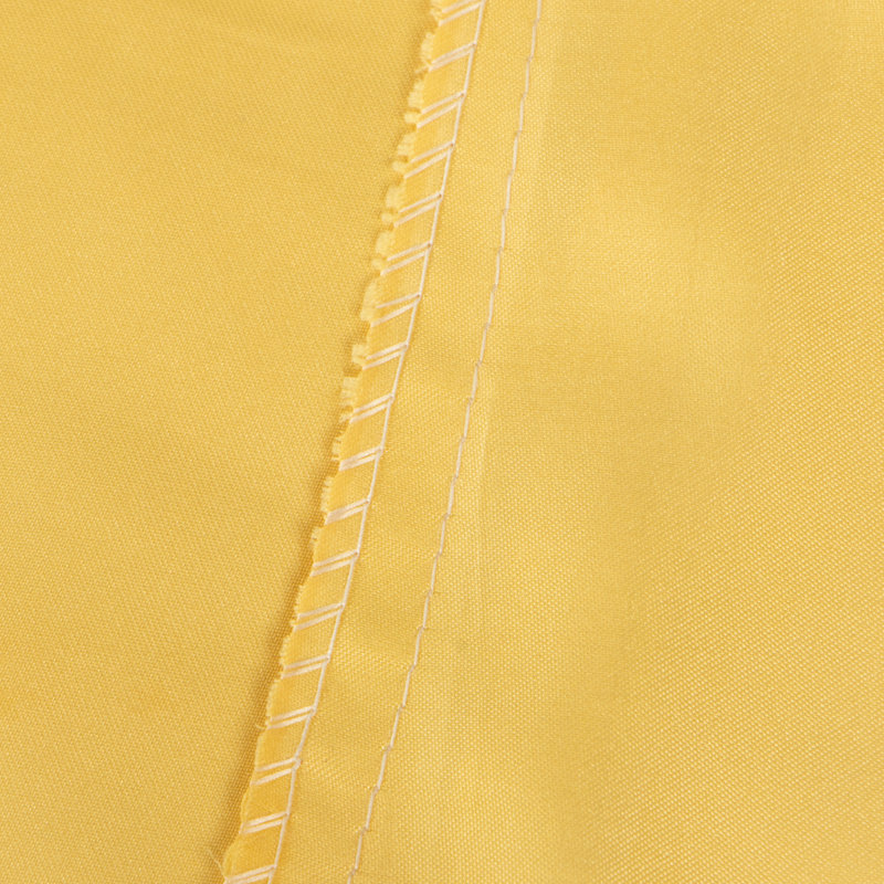 Taie d'oreiller en satin, Jaune, Grand