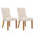 Tufted Upholstered Dining Chairs with Solid Wood Legs-696111898-696111893