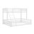 Twin XL Over Queen Bunk Beds With Ladder & Guardrails-1625111352