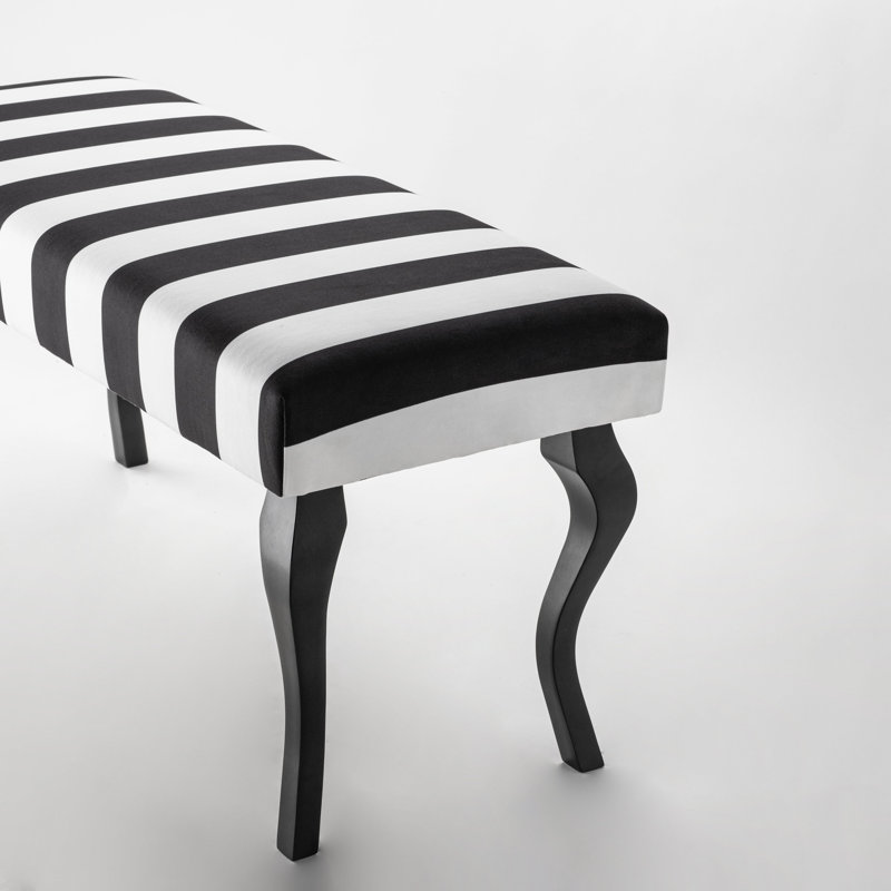 Marauder 100% Polyester Upholstered Bench, H45 x W60 x D40cm