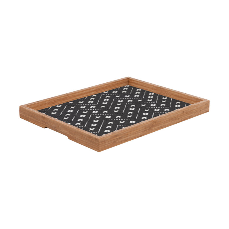 Darieus Bamboo Tray, 1.75" H x 18" W x 14" D