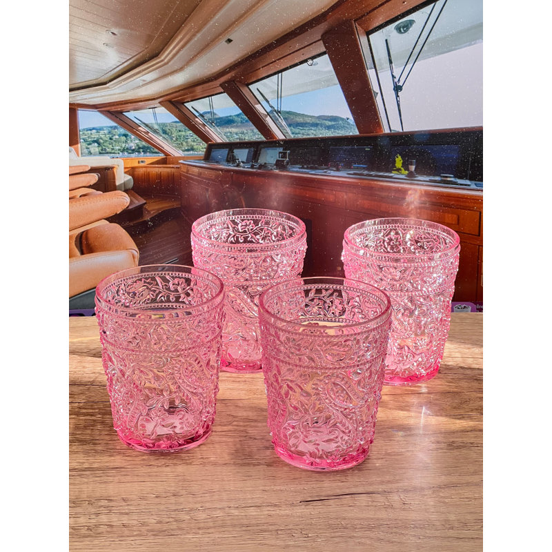 Verre à boire en acrylique Lola, Rose, Verre à bière