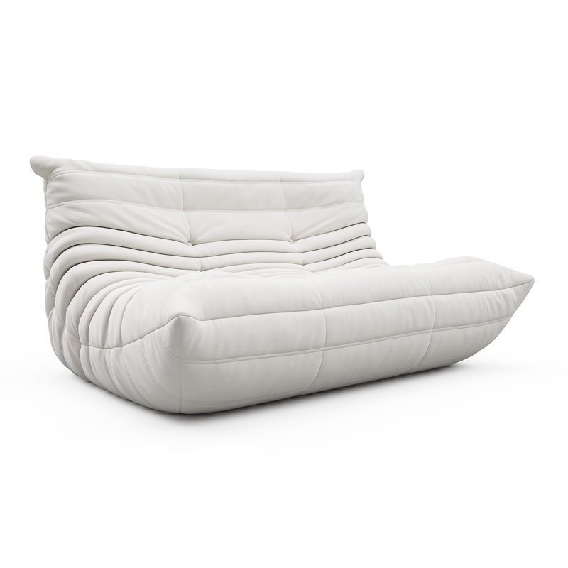 Canapé à deux places sans accoudoirs en microfibre / microsuède 56,69 po Elridge