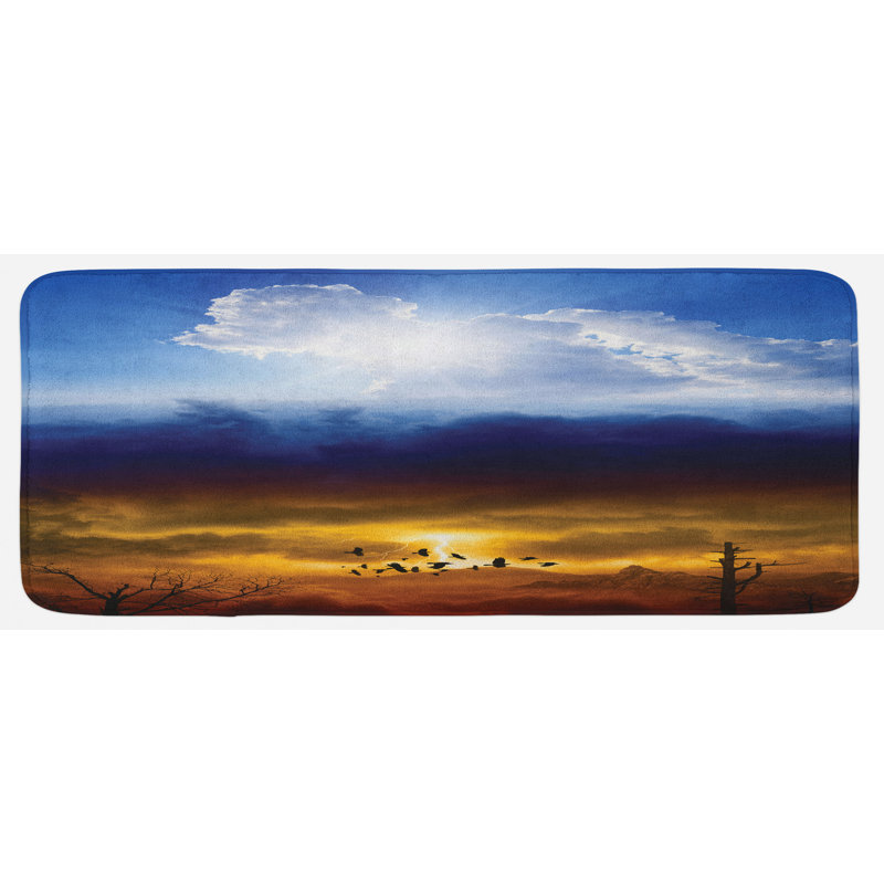 Tapis de cuisine paysage