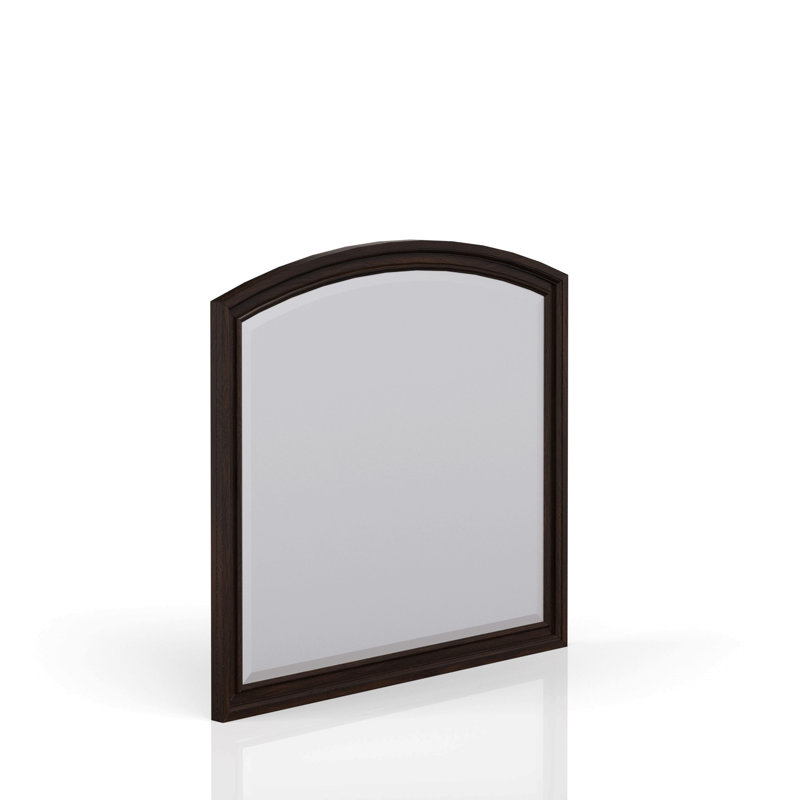 Miroir cerise foncé, Brun, Rectangulaire