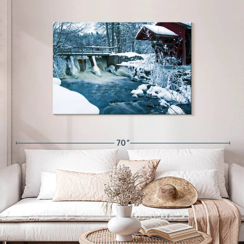 Alvord Winter River, H 30 po x l 45 po