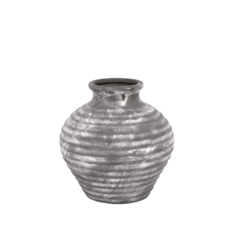 Terracotta Vase Grey